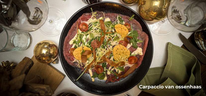 Carpaccio van ossenhaas Kerst