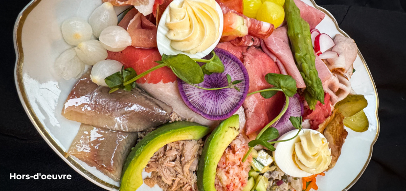 Hors-d'oeuvre salade Kerst