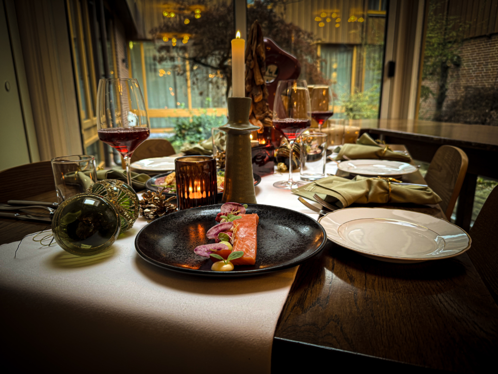 Uit eten met kerst