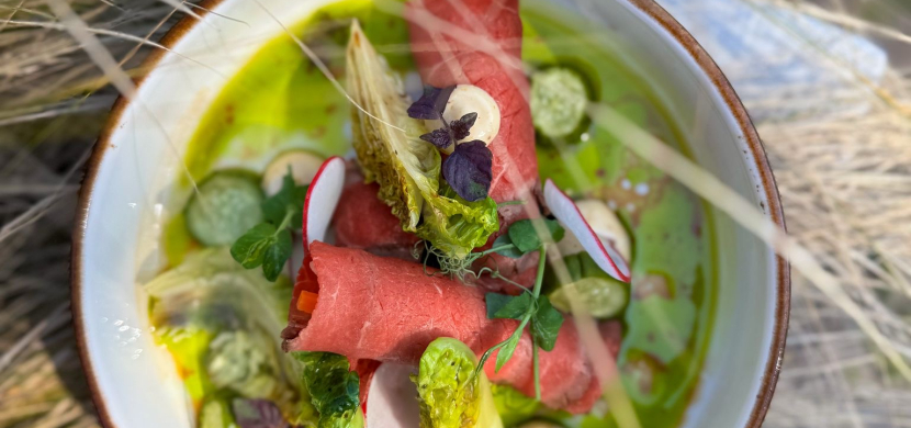 Voorgerecht in Brasserie brût